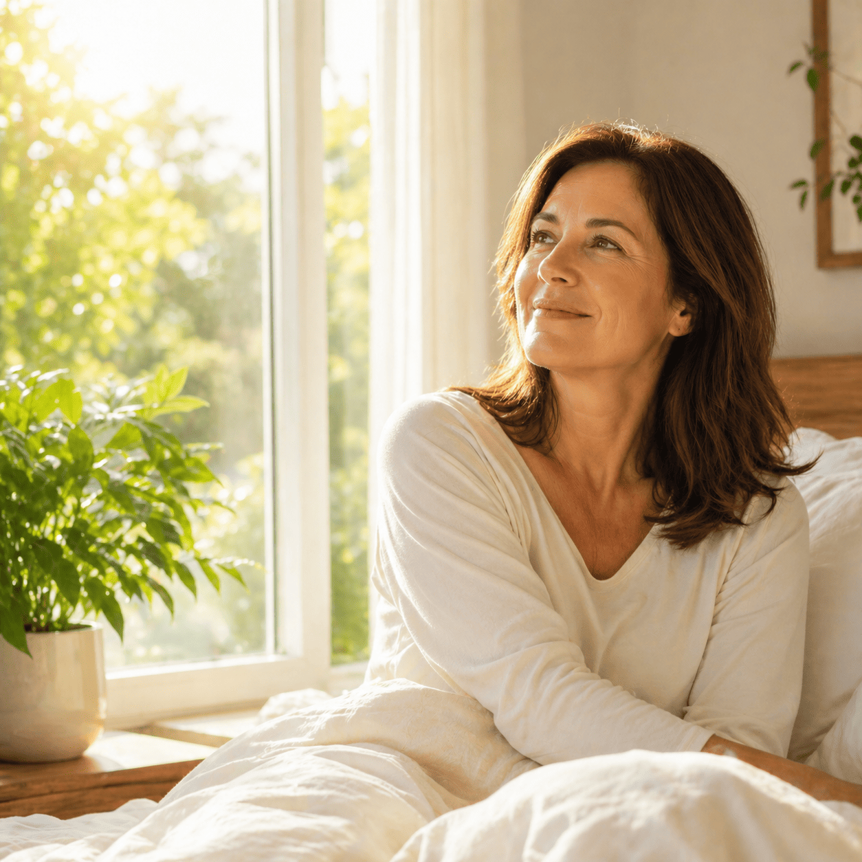 Woman sleeping peacefully